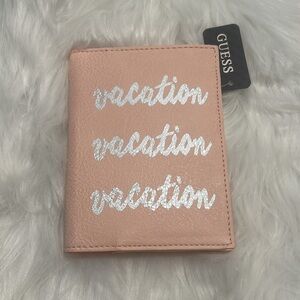 GUESS Pink Passport Holder